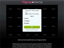 Tablet Screenshot of polygamychatcity.com